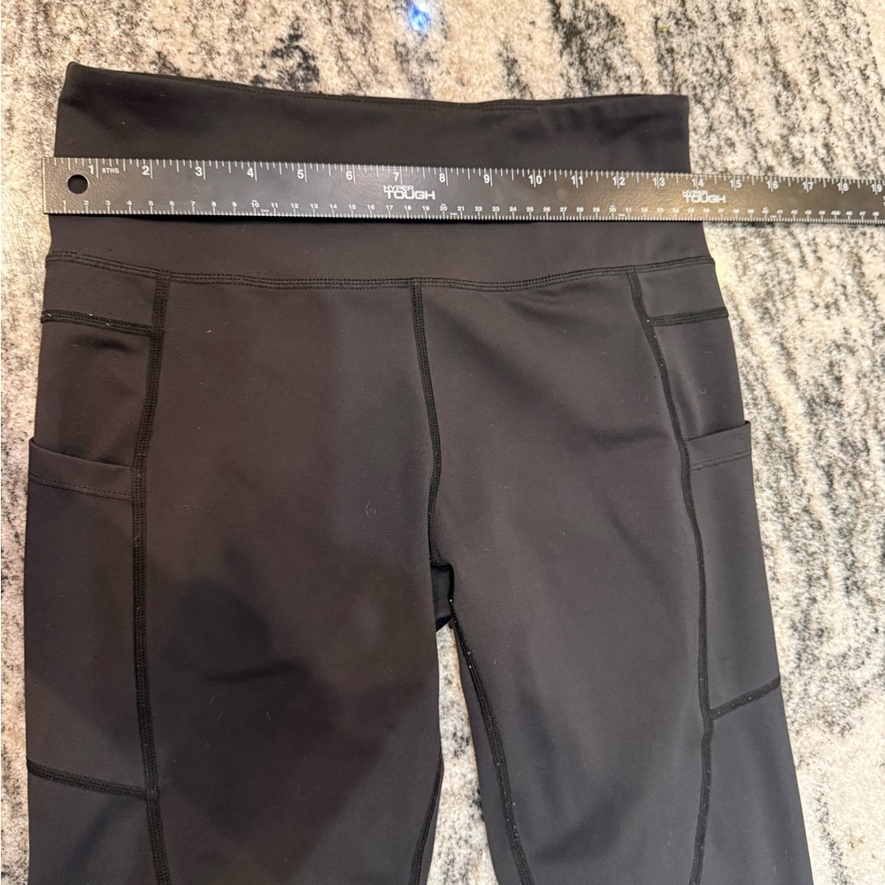 ZYIA Black Women's High-Waist Performance Leggings - Picture 3 of 5